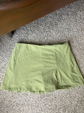 Nordstrom BP green mini skort